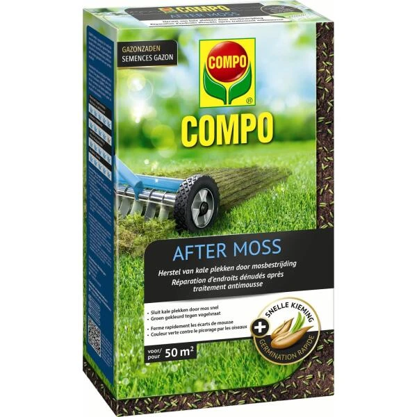 Compo Graszaad Als Herstel Van Kale Plekken Door Mosbestrijding 1 Kg - 50 M² 3 Compo Graszaad Als Herstel Van Kale Plekken Door Mosbestrijding 1 Kg - 50 M²