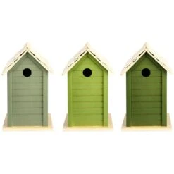 ESSCHERT DESIGN Nestkast Strandhuis - Groentinten