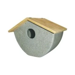 Nestkast Mezen Bamboe - Zadeldak