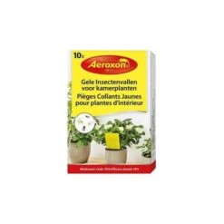 BSI Gele Insectenvallen Lijmplaatjes Aeroxon Voor Kamerplanten - Set Van 10 Stuks