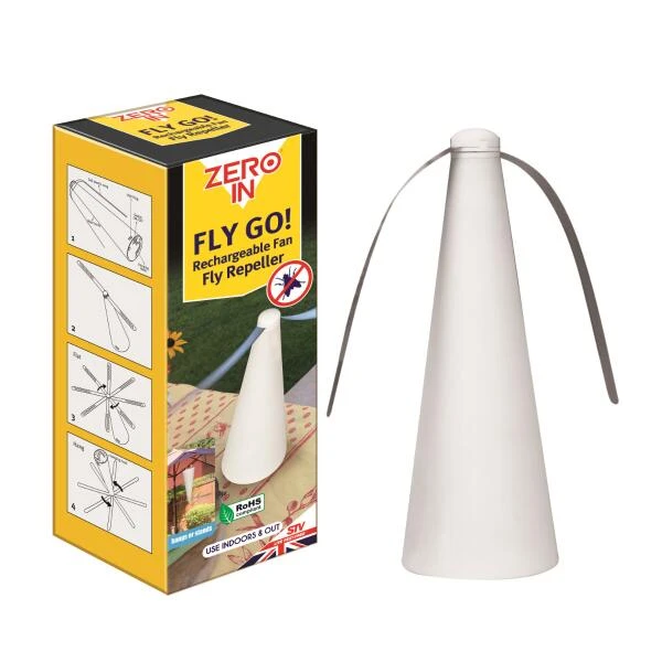 Vliegenventilator- USB Oplaadbaar 3 Vliegenventilator- USB Oplaadbaar