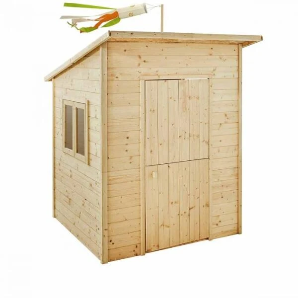 Houten Speelhuis Santa Monica - 127 × 160 × H 160 Cm 3 Houten Speelhuis Santa Monica - 127 × 160 × H 160 Cm