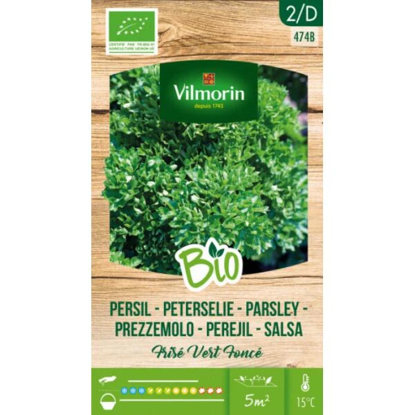 Peterselie Frisé Vert Foncé BIO 3 Peterselie Frisé Vert Foncé BIO