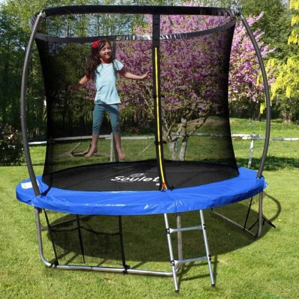 Trampoline Met Veiligheidsnet S - Ø 244 Cm 4 Trampoline Met Veiligheidsnet S - Ø 244 Cm - Afbeelding 3