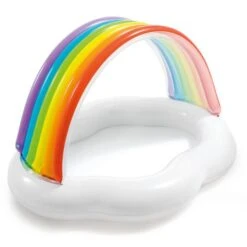Babyzwembad Rainbow Cloud Intex - 142 × 119 × 84 Cm