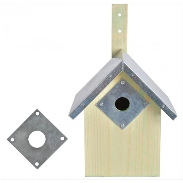 ESSCHERT DESIGN Beschermplaat Invliegopening Nestkast Pimpelmees 3 ESSCHERT DESIGN Beschermplaat Invliegopening Nestkast Pimpelmees