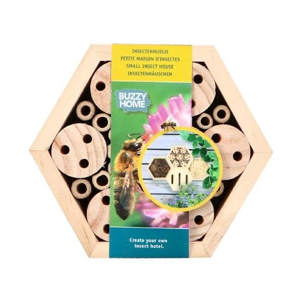 Bijenhotel Hexagon 13 × 15 × 6 Cm 4 Bijenhotel Hexagon 13 × 15 × 6 Cm - Afbeelding 2