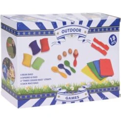 Buitenspelen - Speeldoos 4 Spelen 10 Buitenspelen - Speeldoos 4 Spelen -DCM Verkoopwinkel buitenspel set van 4 spellen 1558003622 1 600