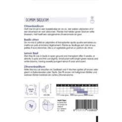 Citroenbasilicum - Ocimum Basilicum Citriodorum 5 Citroenbasilicum - Ocimum Basilicum Citriodorum -DCM Verkoopwinkel citroenbasilicum ocimum basilicum citriodorum 1646840346 731 600