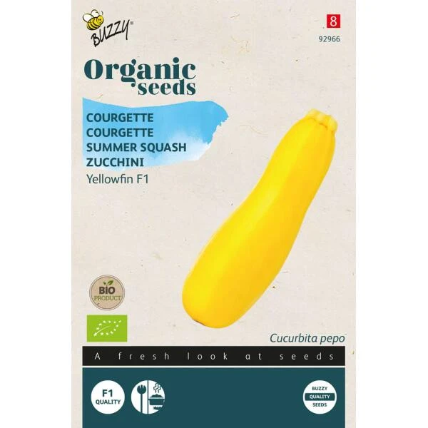 Courgette Yellowfin F1 Geel BIO 3 Courgette Yellowfin F1 Geel BIO