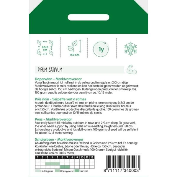 Doperwten Marktveroveraar 100 G 4 Doperwten Marktveroveraar 100 G - Afbeelding 2