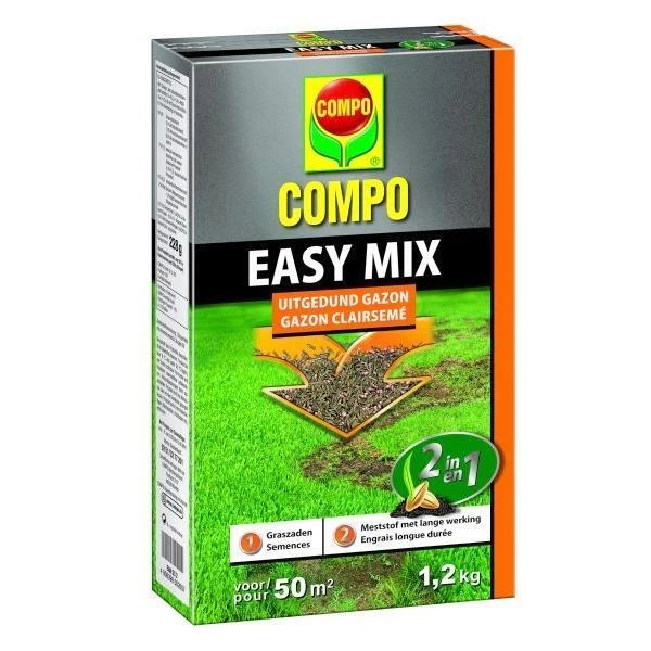 Compo Gras Zaaien En Bemesten Met Easy Mix 1,2 Kg 3 Compo Gras Zaaien En Bemesten Met Easy Mix 1,2 Kg