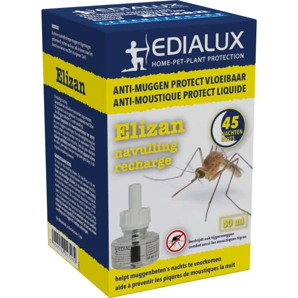 EDIALUX Elizan Anti-muggen Navulvloeistof 3 EDIALUX Elizan Anti-muggen Navulvloeistof