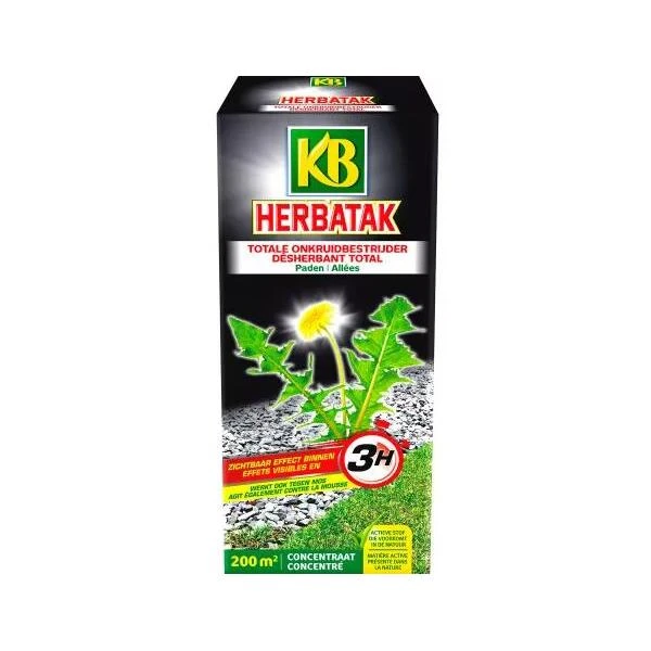Herbatak Totale Onkruidbestrijding Voor Paden - 450 Ml 3 Herbatak Totale Onkruidbestrijding Voor Paden - 450 Ml