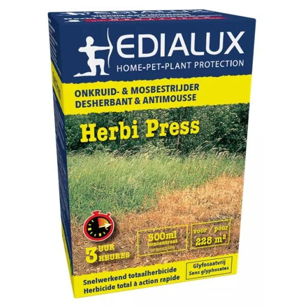 EDIALUX Herbi Press Totaalherbicide + Drukspuit PROMO 4 EDIALUX Herbi Press Totaalherbicide + Drukspuit PROMO - Afbeelding 2