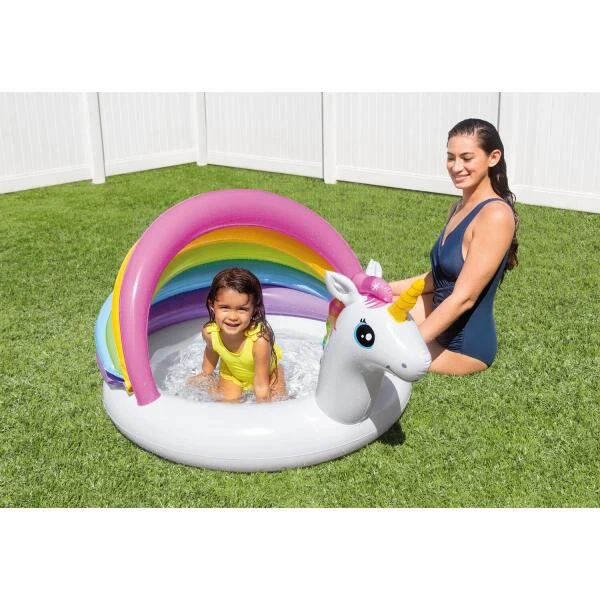 Intex Babyzwembadje Unicorn - 127 × 102 × 69 Cm 4 Intex Babyzwembadje Unicorn - 127 × 102 × 69 Cm - Afbeelding 2