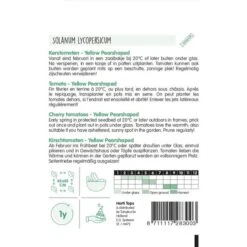 Kerstomaten Yellow Pearshaped - Lycopersicom Lycopersicum 5 Kerstomaten Yellow Pearshaped - Lycopersicom Lycopersicum -DCM Verkoopwinkel kerstomaten yellow pearshaped lycopersicom lycopersicum 1646840356 969 600