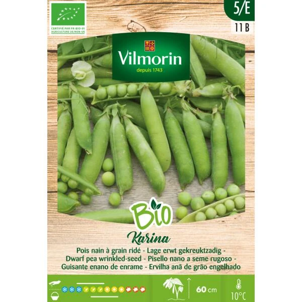 Lage Erwt - Gekreuktzadig Karina BIO 3 Lage Erwt - Gekreuktzadig Karina BIO