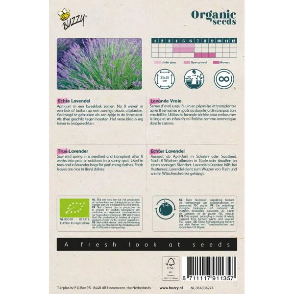 Lavendel BIO 4 Lavendel BIO - Afbeelding 2