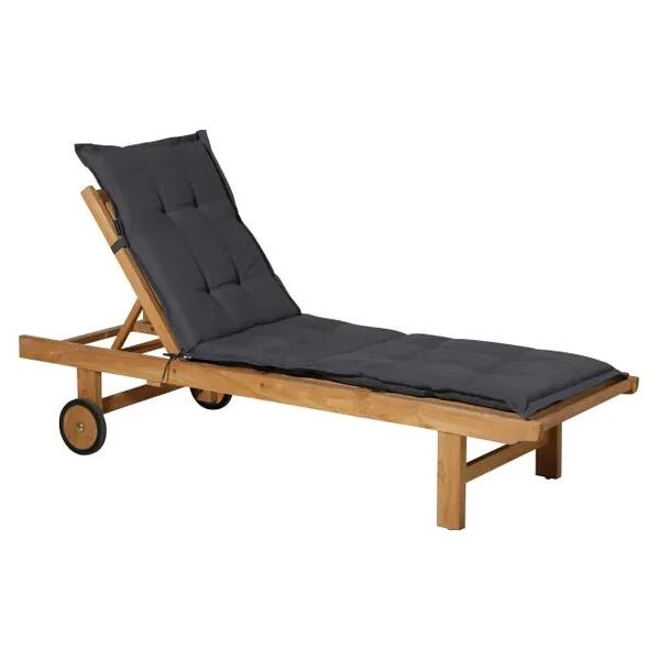 Madison Ligbed Kussen Panama 65 × 200 Cm - Grijs 4 Madison Ligbed Kussen Panama 65 × 200 Cm - Grijs - Afbeelding 2