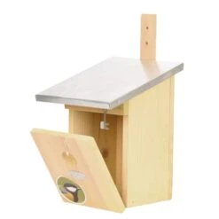 ESSCHERT DESIGN Nestkastje Mezen Met Zinken Dak - Naturel -DCM Verkoopwinkel mezen nestkast 1672233533 1 600