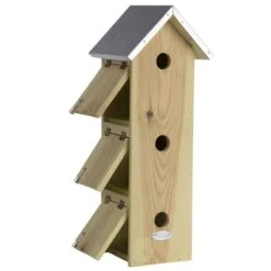 ESSCHERT DESIGN Nestkast Mussen 3-delig - Verticaal -DCM Verkoopwinkel mussennestkast 3 kamerflat 1650873154 2 600