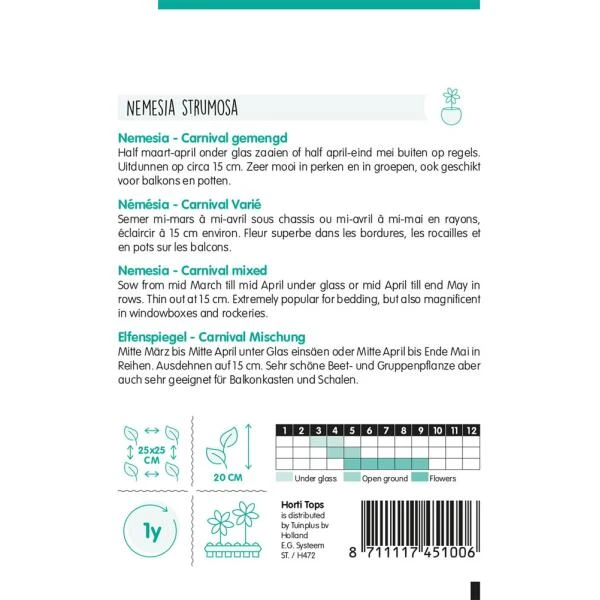 Nemesia Carnaval 4 Nemesia Carnaval - Afbeelding 2