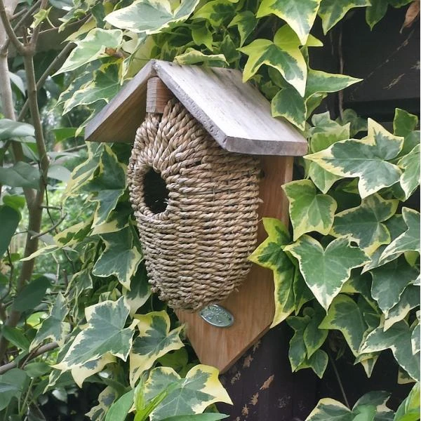 ESSCHERT DESIGN Nestbuidel Winterkoning - Zeegras 6 ESSCHERT DESIGN Nestbuidel Winterkoning - Zeegras - Afbeelding 4