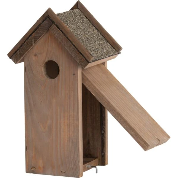 ESSCHERT DESIGN Nestkast Pimpelmees - Bitumen Dak 4 ESSCHERT DESIGN Nestkast Pimpelmees - Bitumen Dak - Afbeelding 2