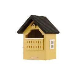 Vogelhuisje Roodborst - Geel