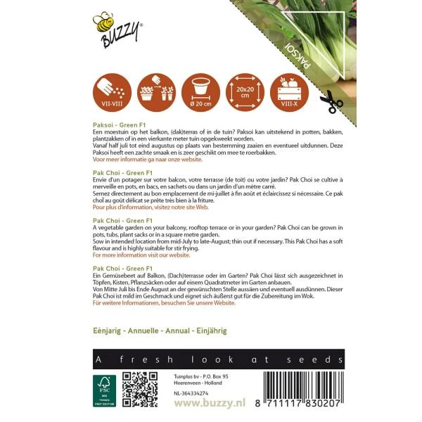 Paksoi Green F1 4 Paksoi Green F1 - Afbeelding 2
