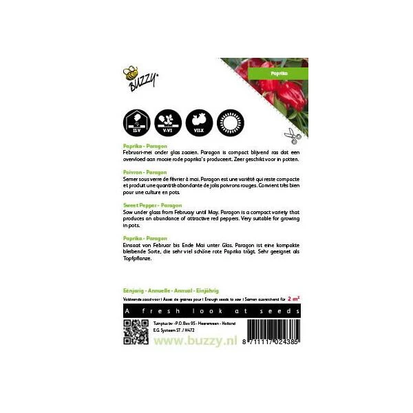 Paprika Snack Patio Rood - Paragon 4 Paprika Snack Patio Rood - Paragon - Afbeelding 2