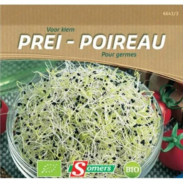 Prei Spruiten - Kiemgroente BIO 3 Prei Spruiten - Kiemgroente BIO