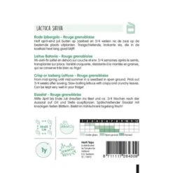 Rode Ijsbergsla, Rouge Grenobloise - Lactuca Sativa 5 Rode Ijsbergsla, Rouge Grenobloise - Lactuca Sativa -DCM Verkoopwinkel rode ijsbergsla lactuca sativa 1646840355 939 600