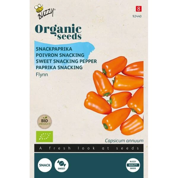 Snackpaprika Flynn Oranje BIO 3 Snackpaprika Flynn Oranje BIO
