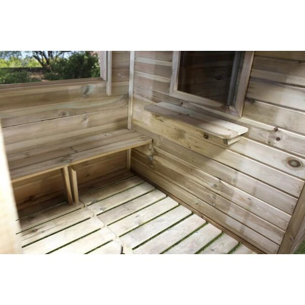 Speelhuis In Hout Hacienda - 256 × 191 × 180 Cm - Hout 7 Speelhuis In Hout Hacienda - 256 × 191 × 180 Cm - Hout - Afbeelding 5