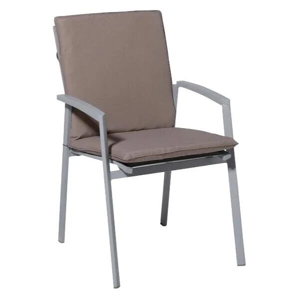 Madison Stapelstoelkussen - Panama Taupe 4 Madison Stapelstoelkussen - Panama Taupe - Afbeelding 2