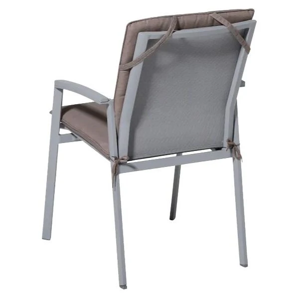 Madison Stapelstoelkussen - Panama Taupe 5 Madison Stapelstoelkussen - Panama Taupe - Afbeelding 3