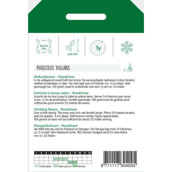 Stoksnijbonen Raadsheer 100 G 4 Stoksnijbonen Raadsheer 100 G - Afbeelding 2