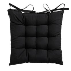 Madison Toscane Kussen 46 × 46 Cm - Panama Zwart