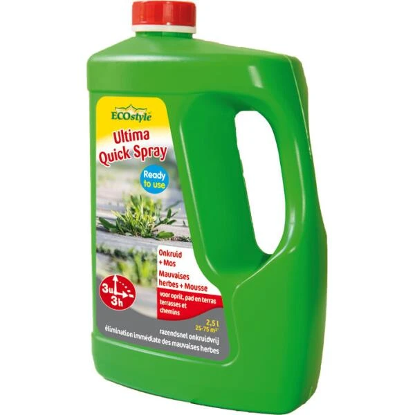 Ultima Quick Spray Gebruiksklaar Tegen Onkruid En Mos 2,5 L 3 Ultima Quick Spray Gebruiksklaar Tegen Onkruid En Mos 2,5 L