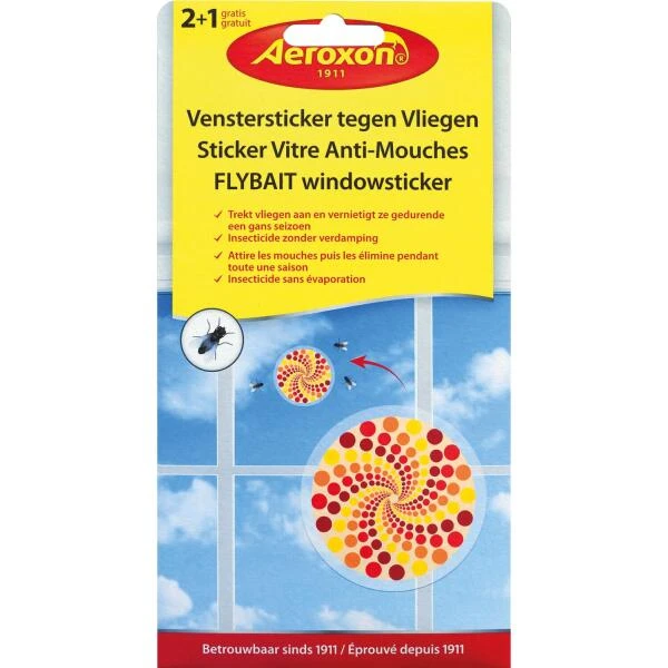 Vensterstickers Tegen Vliegen 3 Vensterstickers Tegen Vliegen