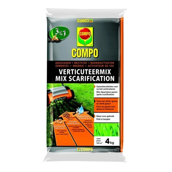 Compo Verticuteermix Drie In één 4 Kg 3 Compo Verticuteermix Drie In één 4 Kg