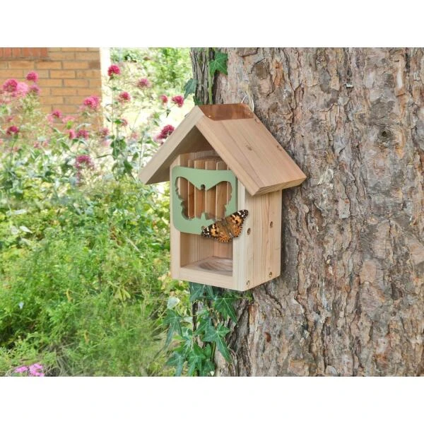 Vlinderschuur Met Voederschaal 3 Vlinderschuur Met Voederschaal - Afbeelding 2