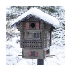 Nestkastje + Voederhuis - Multiholk Mountain Cottage -DCM Verkoopwinkel vogelhuis voederhuis berghut 1672132869 3 600