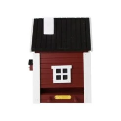 Nestkast + Voederhuis - Multiholk Red Cottage -DCM Verkoopwinkel vogelhuis voederhuis rood 1672133566 2 600