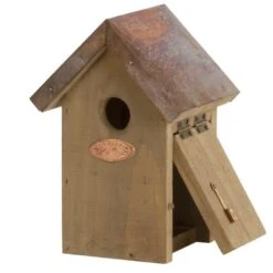 ESSCHERT DESIGN Nestkast Winterkoning Met Koperen Dak 10 ESSCHERT DESIGN Nestkast Winterkoning Met Koperen Dak -DCM Verkoopwinkel vogelhuisje winterkoning koperdak 1673964943 1 600