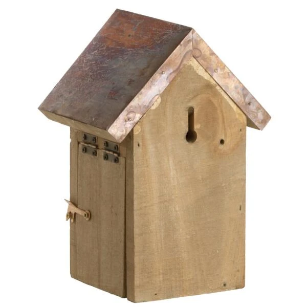 ESSCHERT DESIGN Nestkast Winterkoning Met Koperen Dak 7 ESSCHERT DESIGN Nestkast Winterkoning Met Koperen Dak - Afbeelding 5