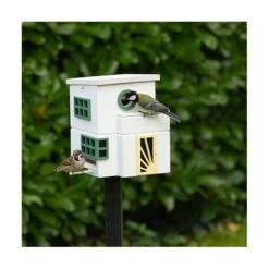 Nestkast + Voederhuis - Multiholk Art Deco -DCM Verkoopwinkel vogelvilla art deco 1619514196 2 600