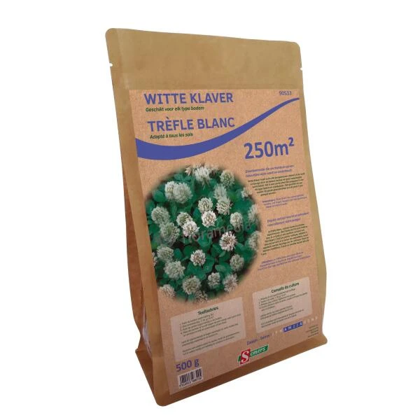 Witte Klaver Groenbemester 500 G - 250 M² 3 Witte Klaver Groenbemester 500 G - 250 M²